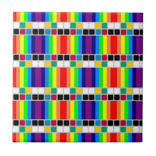 Carreau de céramique Couleurs Coloré Carré
