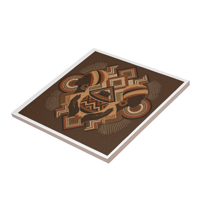 Carreau de céramique d'artisanat patrimonial | Art (Côté)