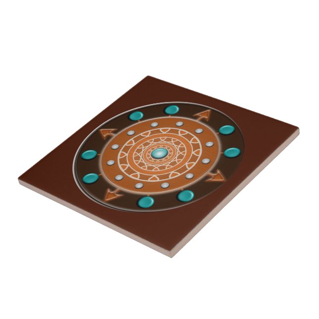 Carreau de céramique de directions (Côté)