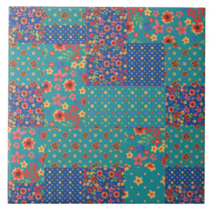 Carreau de céramique de Faux de motif nostalgique