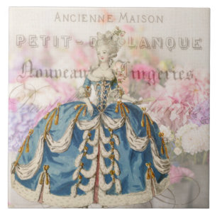 Carreau de céramique de Marie Antoinette