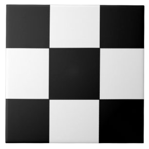 Carreau de céramique de rétro motif de damier