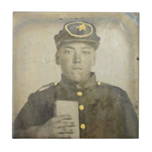 Carreau de céramique de soldat inconnu de