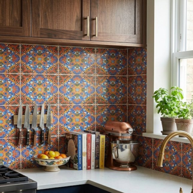 Carreau de céramique de style mosaïque coloré  (Créateur téléchargé)