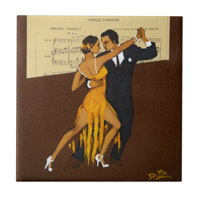 Carreau de céramique de TANGO (Devant)