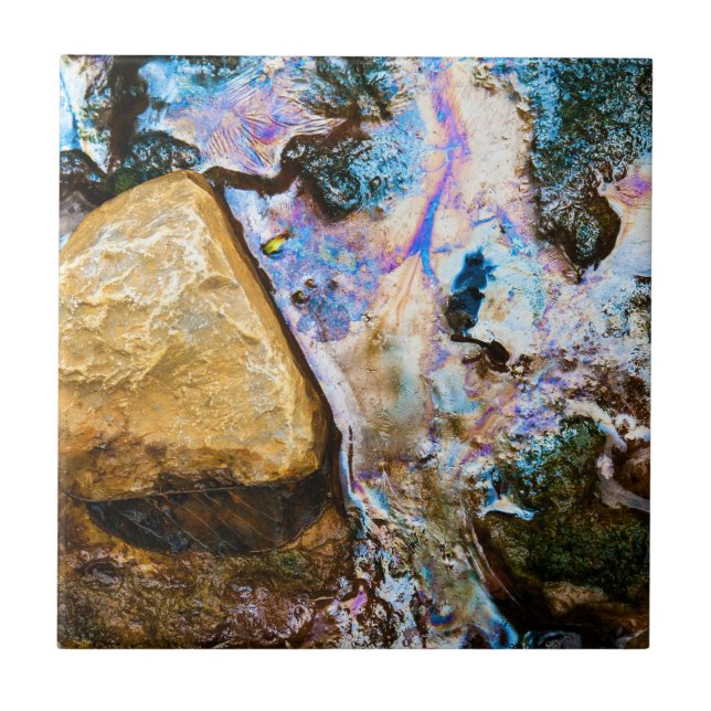 carreau de céramique d'eau calme de nature abstrai (Devant)