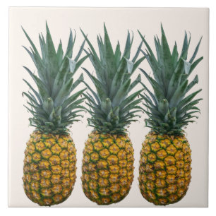 Carreau de céramique décoratif Ananas Tropical