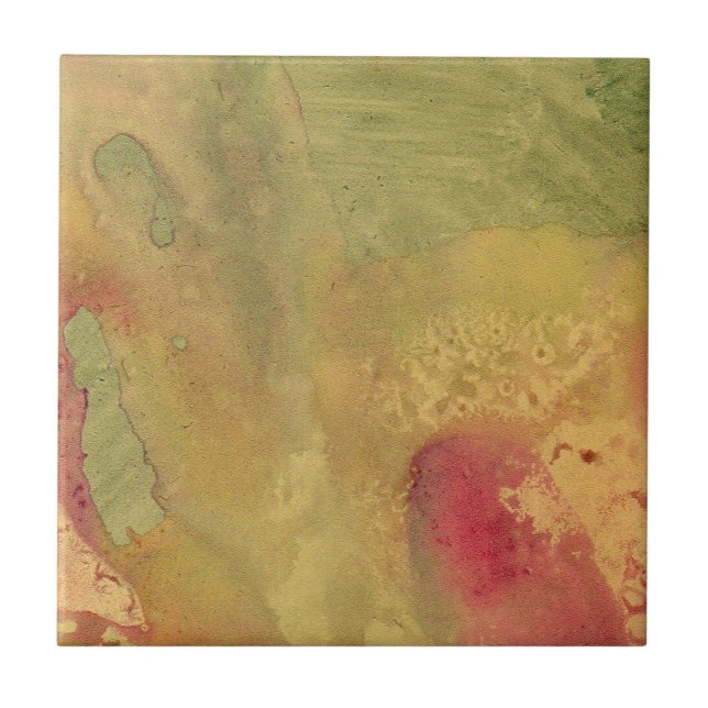 Carreau de céramique d'or du Sahara (Devant)