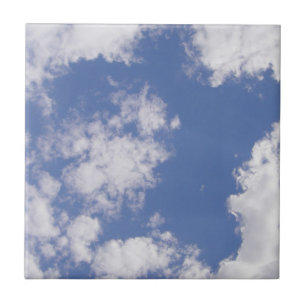 Carreau de céramique étoile de nuage