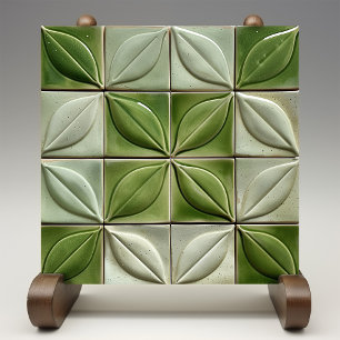Carreau de céramique faux embossé Verdant Illusion