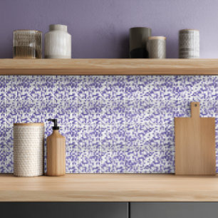 Carreau de céramique géométrique lavande Pervenche