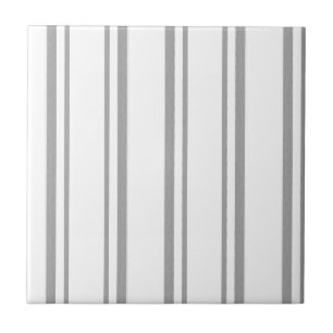Carreau de céramique gris à rayures