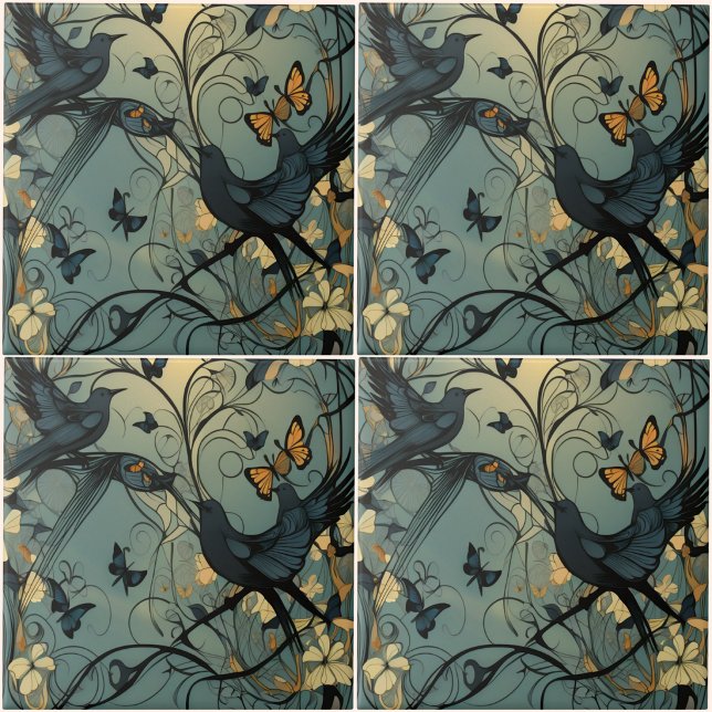 Carreau de céramique Keystone Peace (Keystone Peace Ceramic Tile
(Four by Four)
)