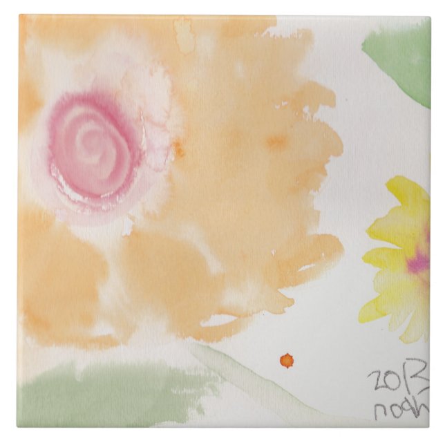 Carreau de céramique lumineux et gai (Devant)