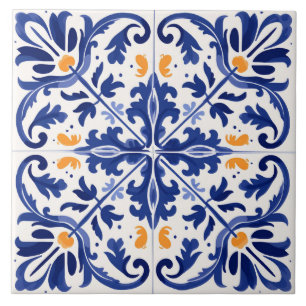 Carreau de céramique méditerranéen de carreau espa
