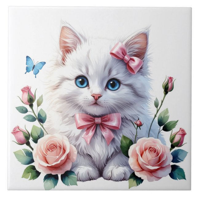 Carreau de céramique mignon (Devant)