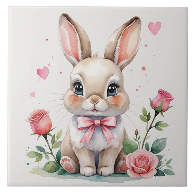Carreau de céramique mignon (Devant)