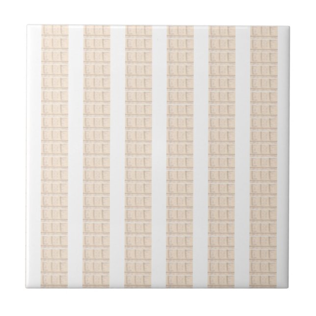 Carreau de céramique moderne classique beige et bl (Devant)