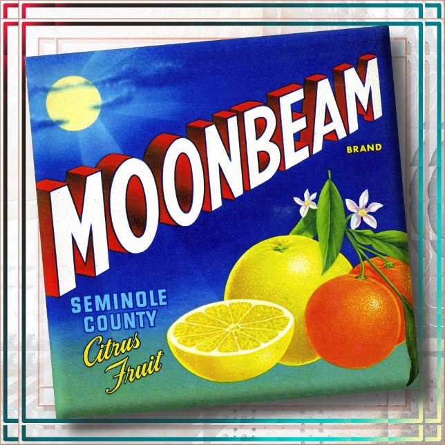 CARREAU DE CÉRAMIQUE - "Moonbeam Produce" - Étique (Créateur téléchargé)