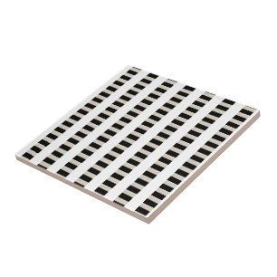 Carreau de céramique rayure noire et beige