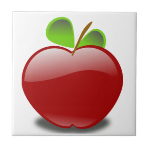 Carreau de céramique ROUGE d'APPLE