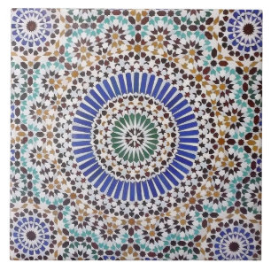 Carreau de céramique - Style marocain antique