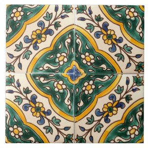 Carreau de céramique - Style portugais vintage
