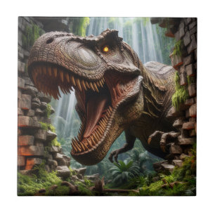 Carreau de céramique T-Rex