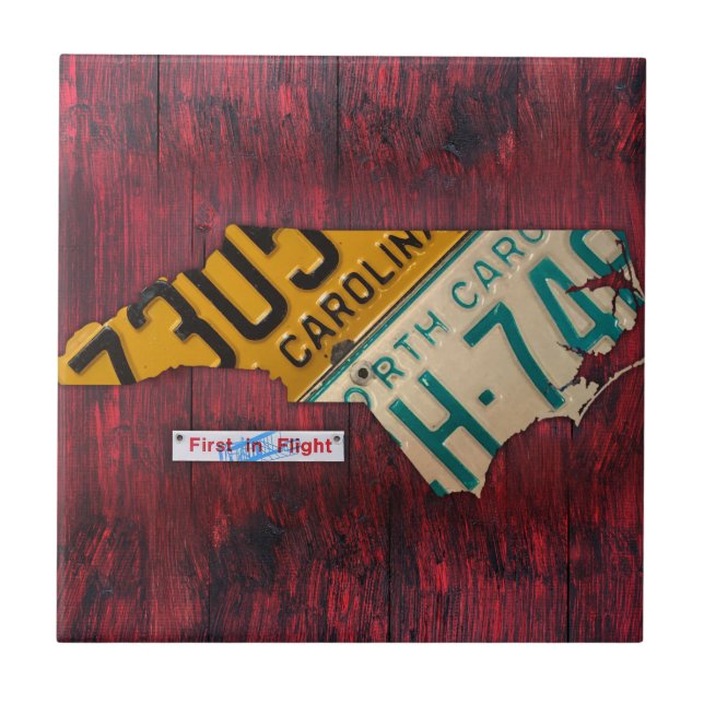 Carreau de céramique V2 de carte de plaque (Devant)