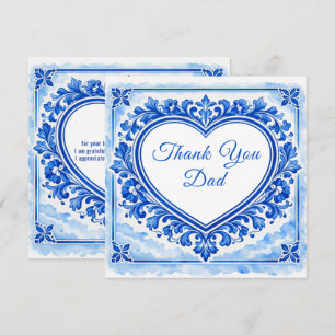 💙Carreau de cœur Azulejo Merci