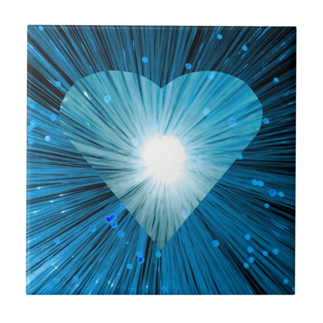 Carreau de coeur bleu (Devant)