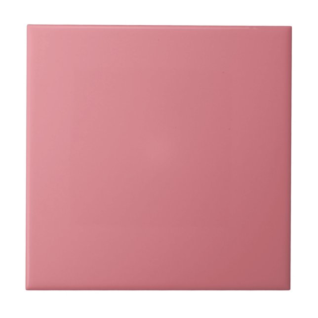 Carreau de couleur rose chèvrefeuille (Devant)