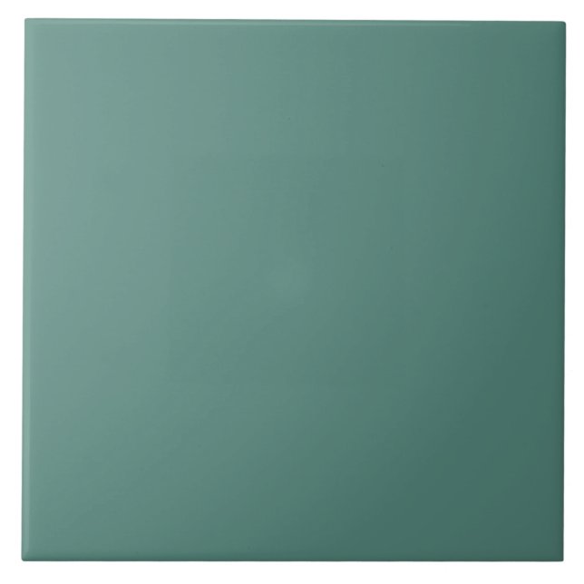 Carreau de couleur sauge foncé sarcelle uni minima (Devant)