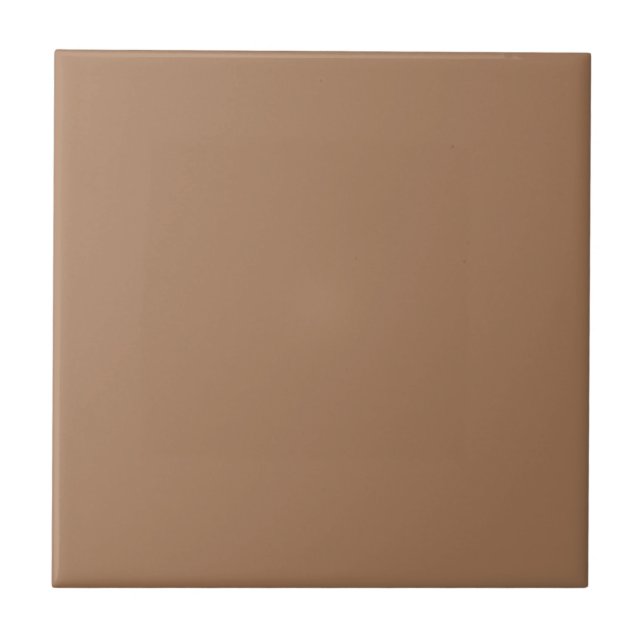Carreau de couleur unie beige marron clair françai (Devant)