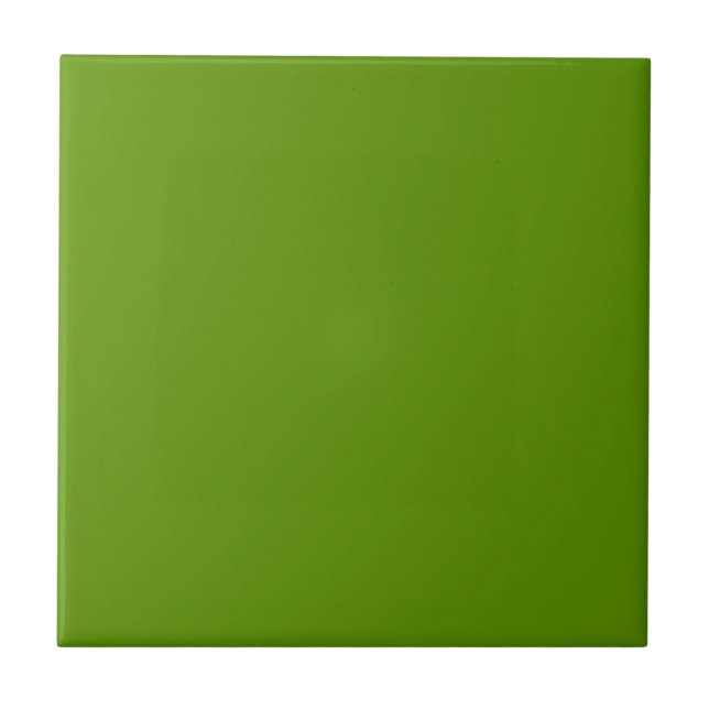 Carreau de couleur vert avocat Retro Bright (Devant)