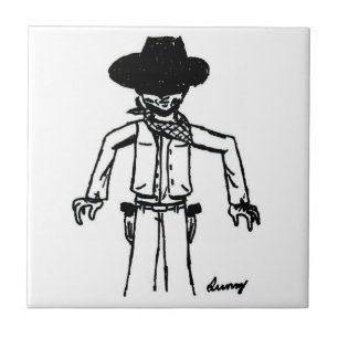 Carreau de croquis Cowboy
