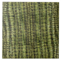 Carreau de cuisine vert cactus