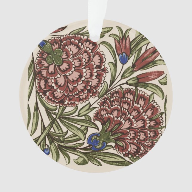 Carreau de fleur d'œillet Art antique rustique De  (devant)