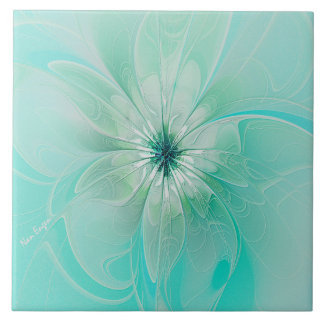 Carreau de fleur moderne Blue Dreams