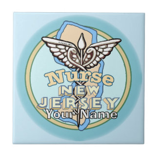 Carreau de l'infirmière du New Jersey Caduceus