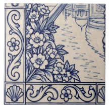 Carreau de mosaïque Azulejo Taj Mahal 5 sur 6 en b