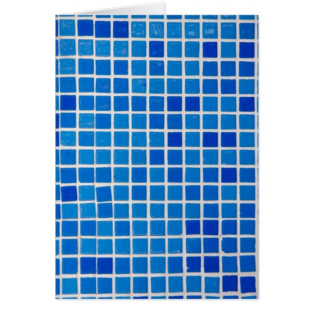 Carreau de mosaïque bleu (Devant)