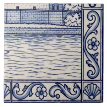 Carreau de mosaïque murale Azulejo New York 6 sur