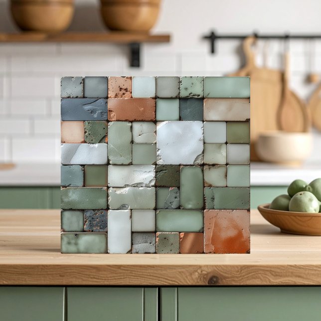 Carreau de mosaïque rustique ID1187a (Créateur téléchargé)