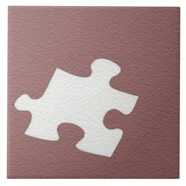 Carreau de pièce de pièce de puzzle rouge (Devant)