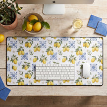 Carreau de style country français au citron jaune