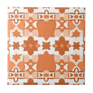Carreau de terre cuite marocain motif