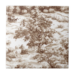 Carreau de toile de ferme citrouille récolte (7)