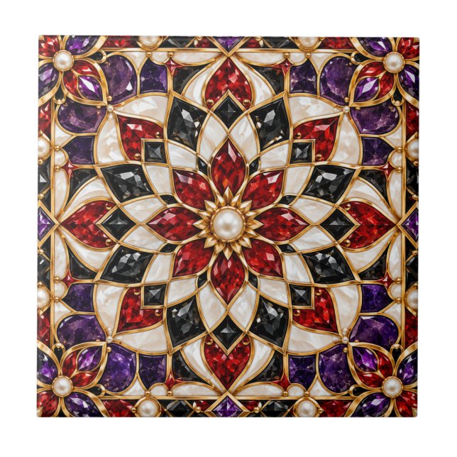 Carreau de Zellige marocain de luxe (Devant)