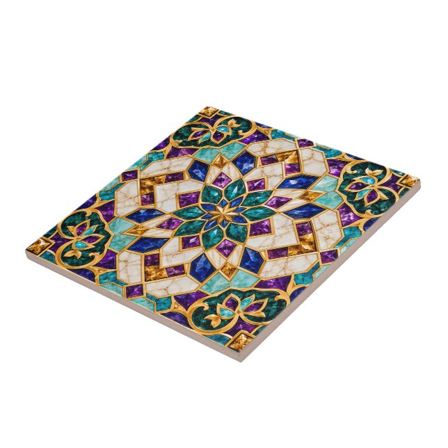 Carreau de Zellige marocain de luxe (Côté)